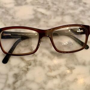 DANNY GOKEY 16 BRN/BLK Eyeglasses Frames Adult Classy Rectangle 54-17-140